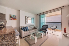 Acogedor apto de 1 habitación con vista de primera clase al océano